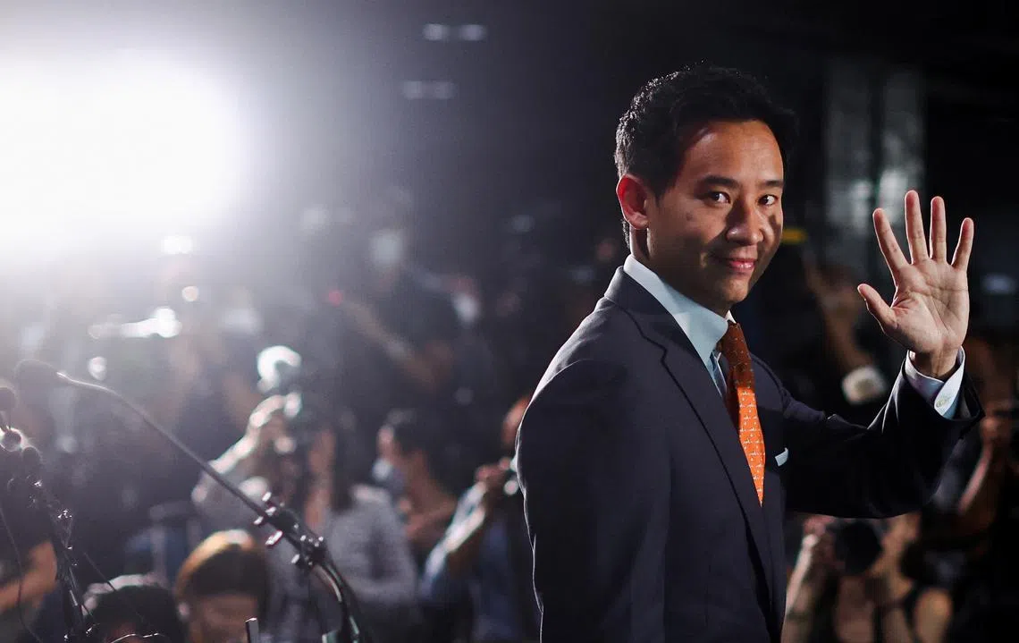 泰国前进党首相候选人披塔。（路透社）