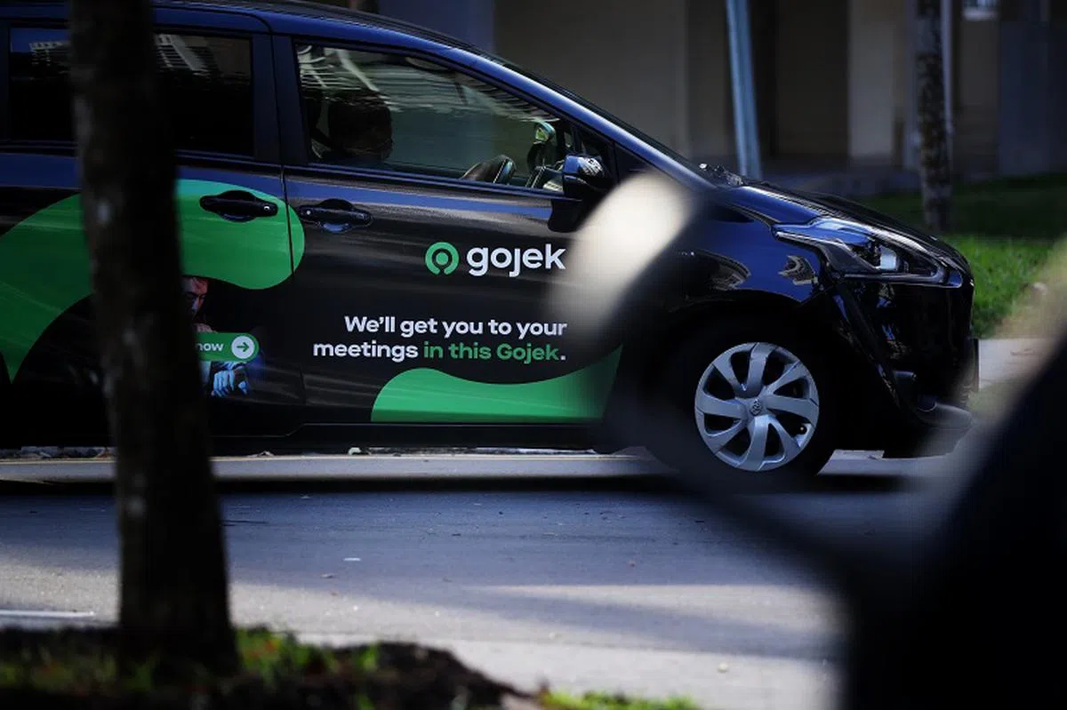 私召车业者Gojek。（海峡时报）