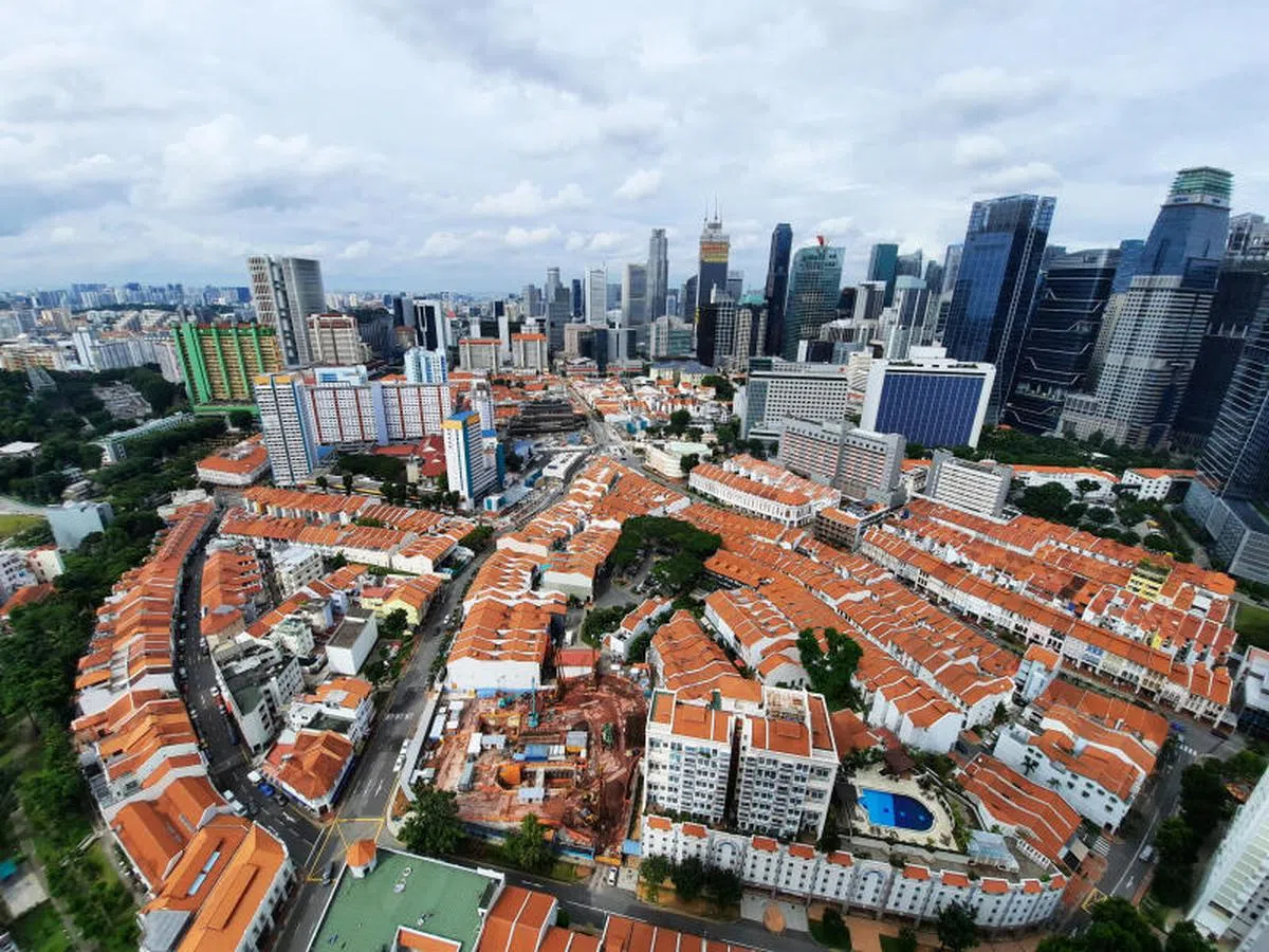  从达士岭摩天组屋望出去的风景线。（联合早报） 