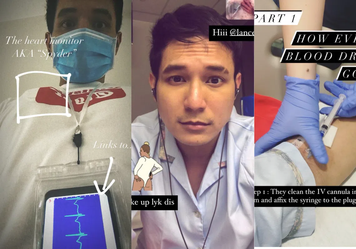  Azizul 记录了他在国家传染病中心的7天6夜。（ Azizul Kamal Shah）