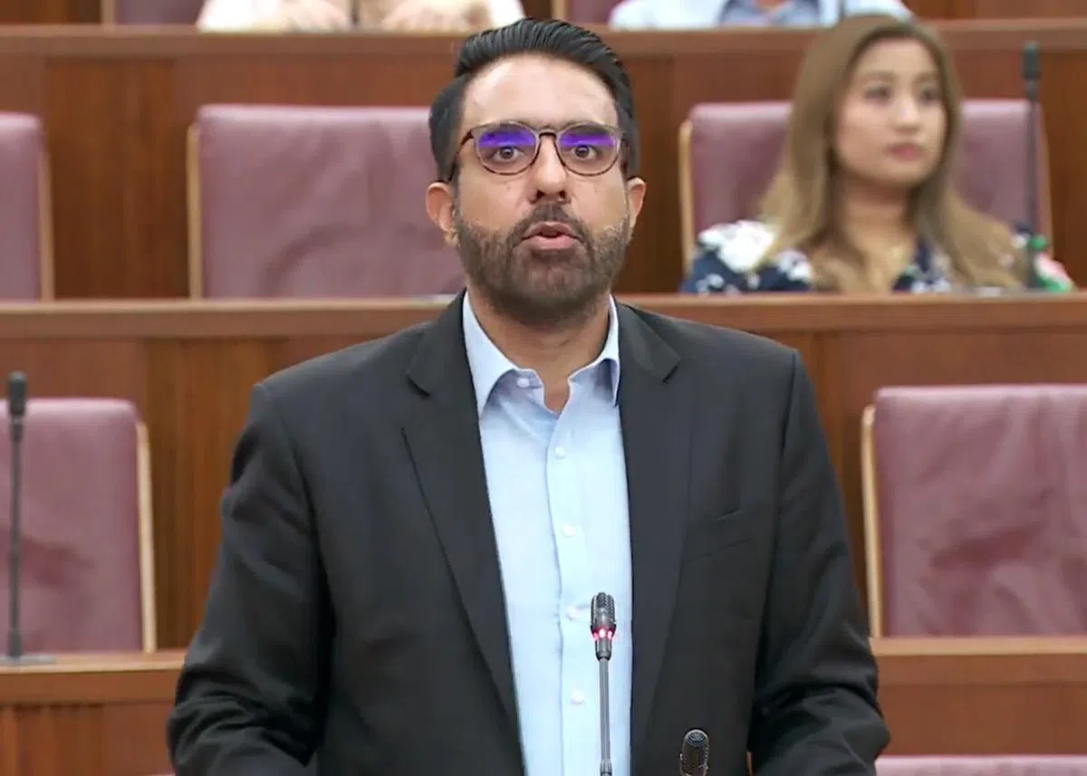 毕丹星。（通讯及新闻部国会视频截图）