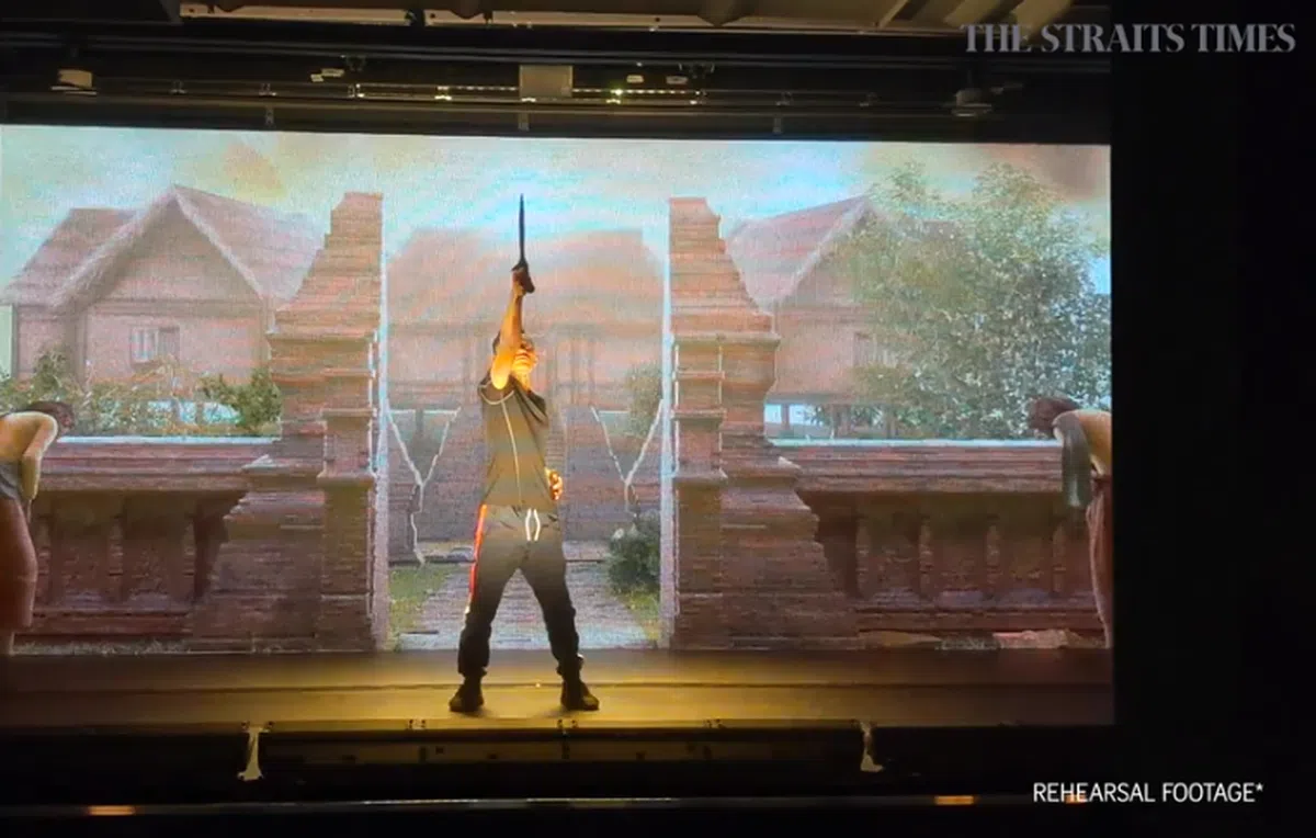  （海峡时报视频截图） 