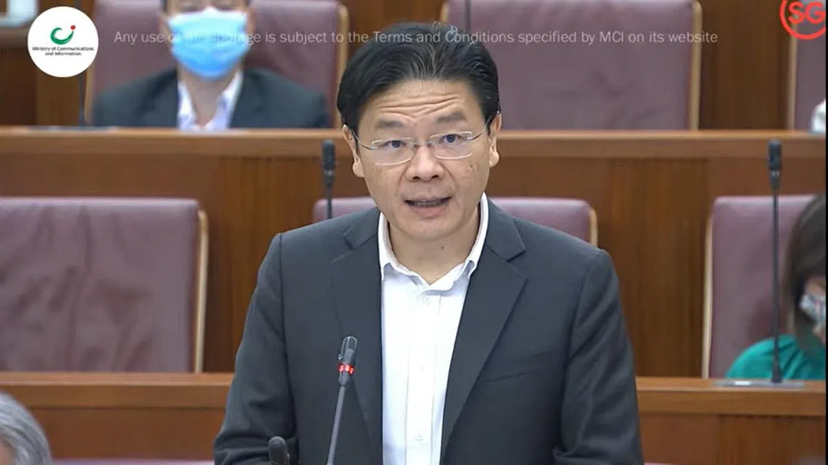  财政部长黄循财。（国会视频截图） 