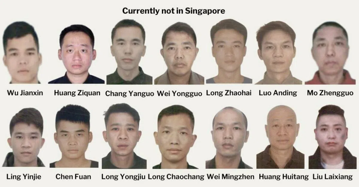即使离开了新加坡，警察照旧天涯海角通缉你们。（新加坡警察部队）