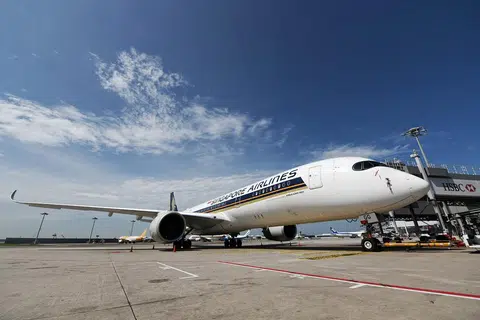 新航今年是第五次获选全球最佳航空公司。（海峡时报）