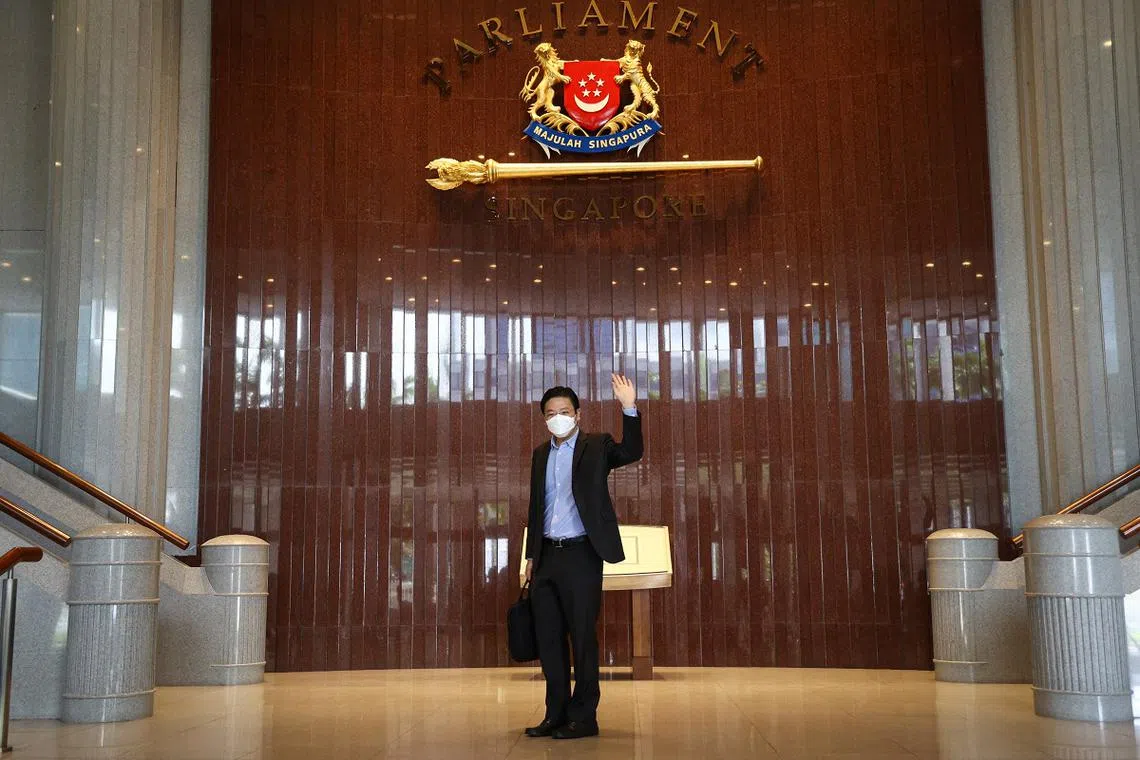 财政部长黄循财。（联合早报）