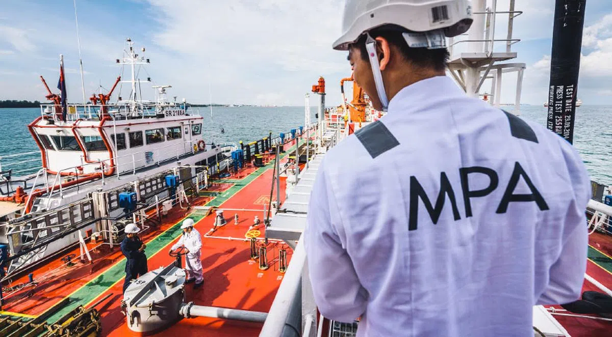  新加坡港务局将维持目前的安全警告级别（1级）。（港务局，档案照） 