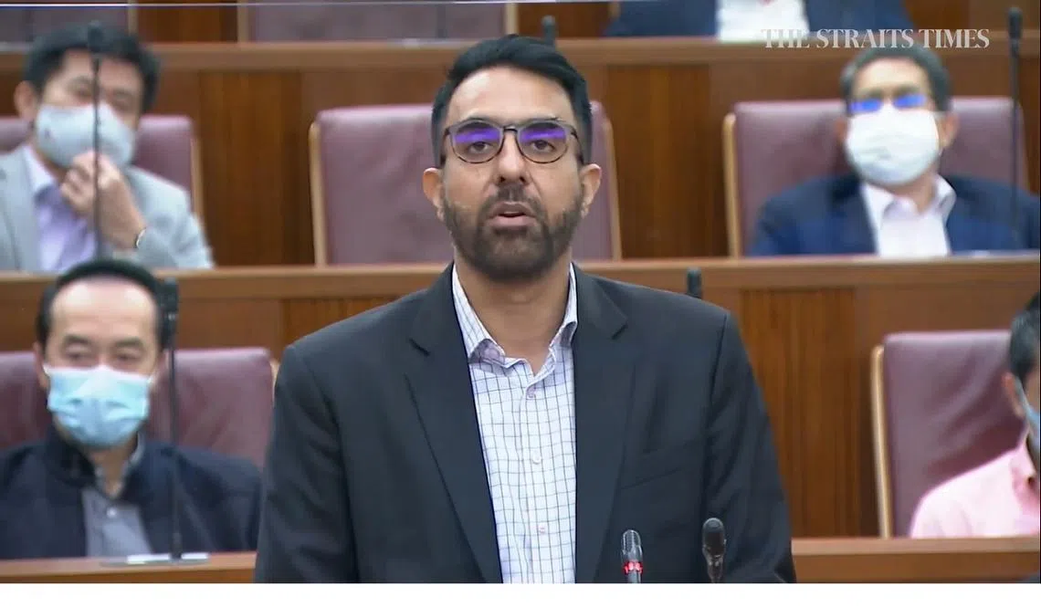 国会反对党领袖毕丹星。(截自视频）