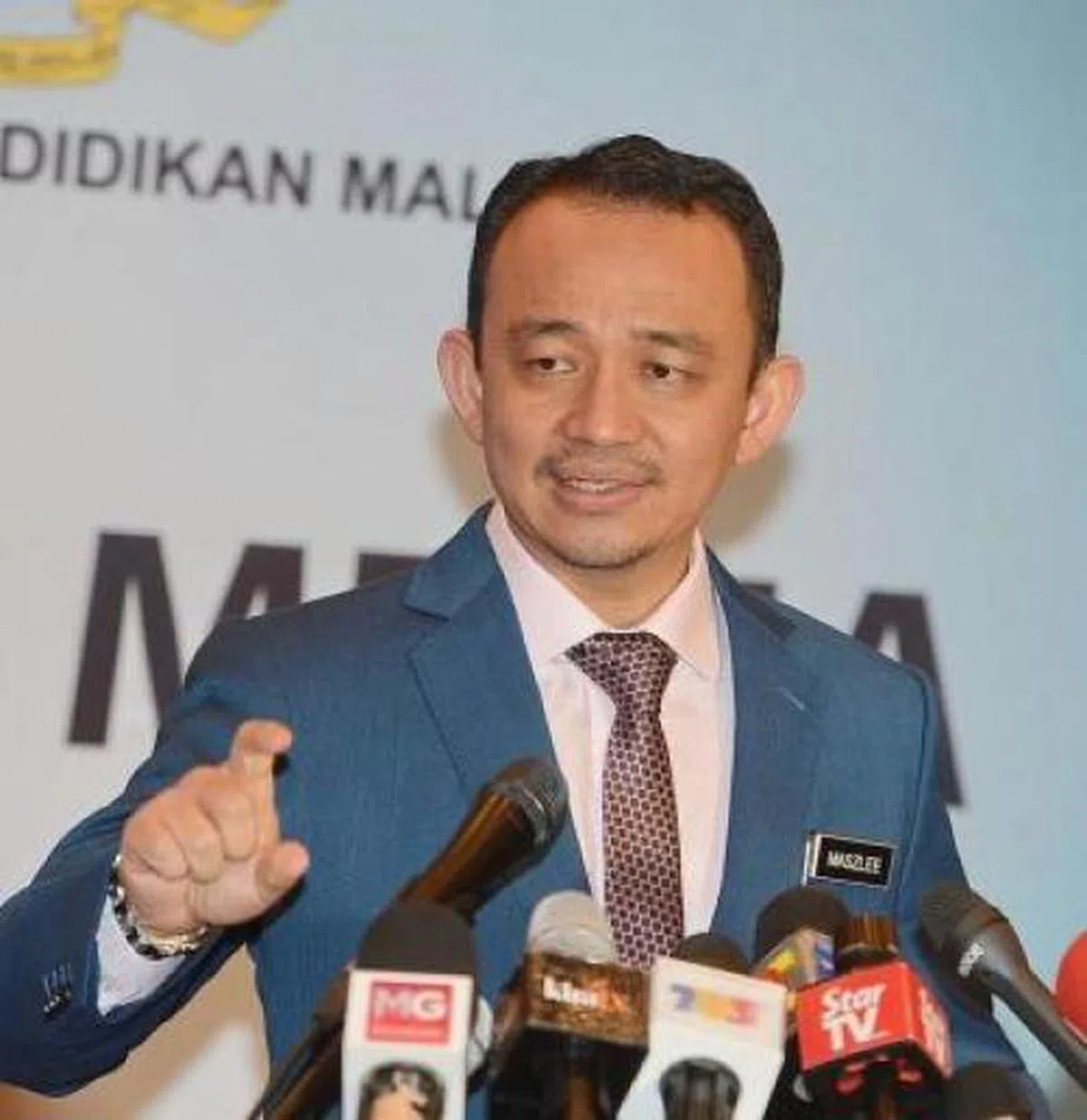  教育部长马智礼。（中国报） 