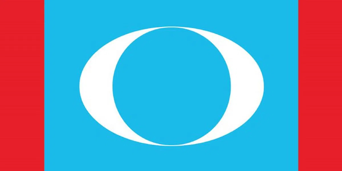  公正党的“蓝眼”标志。（互联网） 