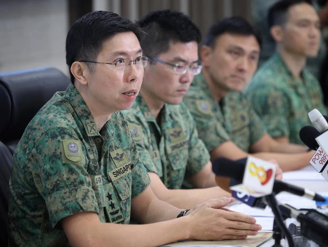 国防部今天下午3点举行记者会，首次公开披露冯伟衷伤重致死事故的初步调查结果。（联合早报）