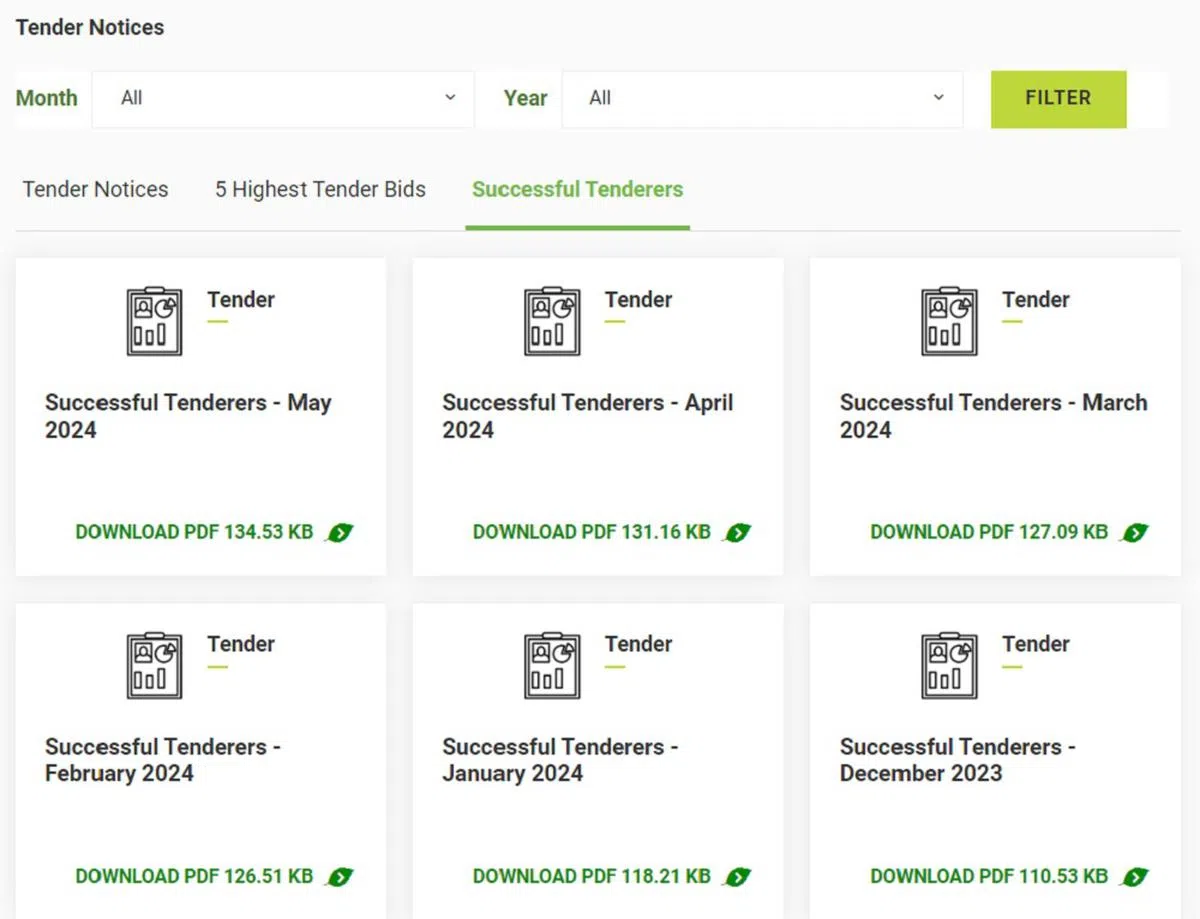 （环境局网站截图）
