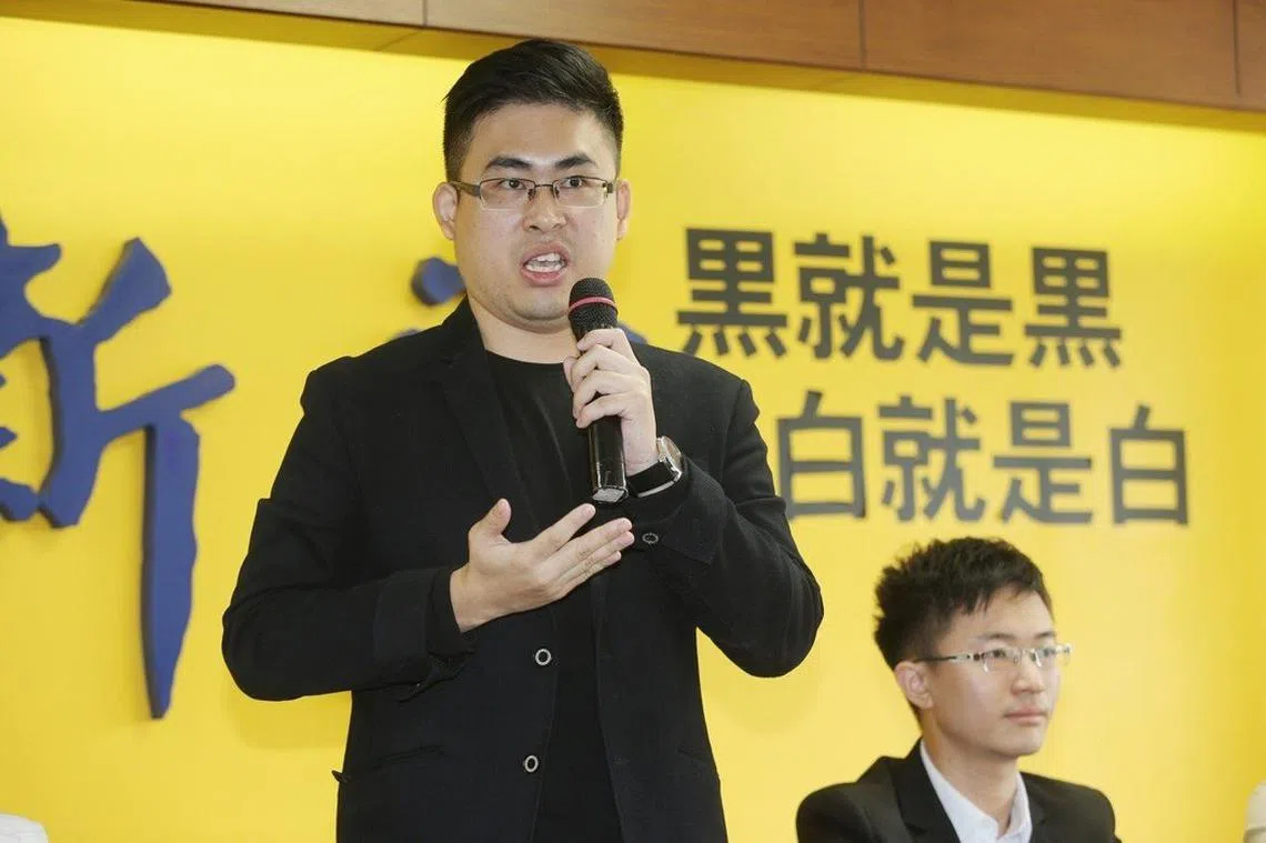 新党青年军王炳忠。（互联网）