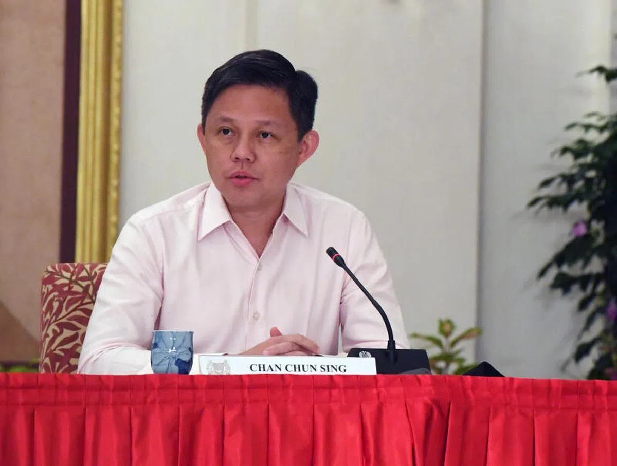  陈振声。（海峡时报） 