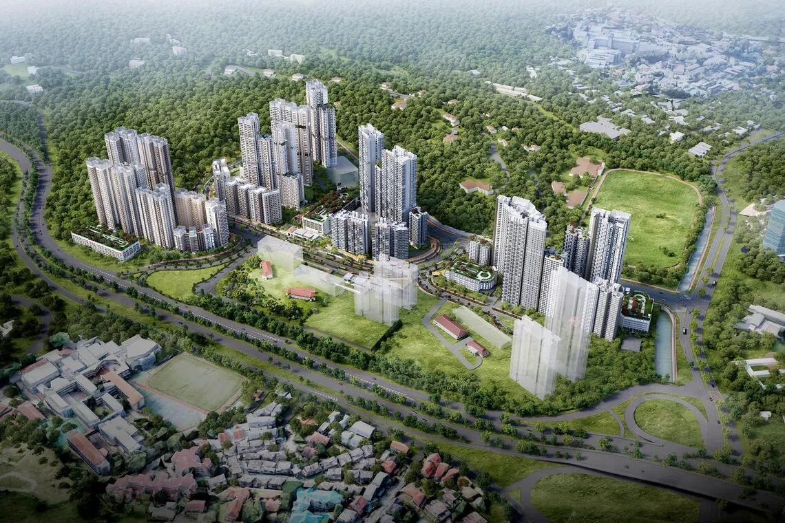 建屋局宣布，预计将在快乐山兴建约6000个组屋单位，比早前宣布的5000个更多。