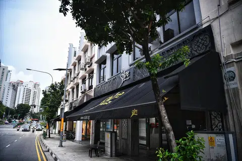 位于峇峇利路的Spize餐馆外观。（海峡时报）