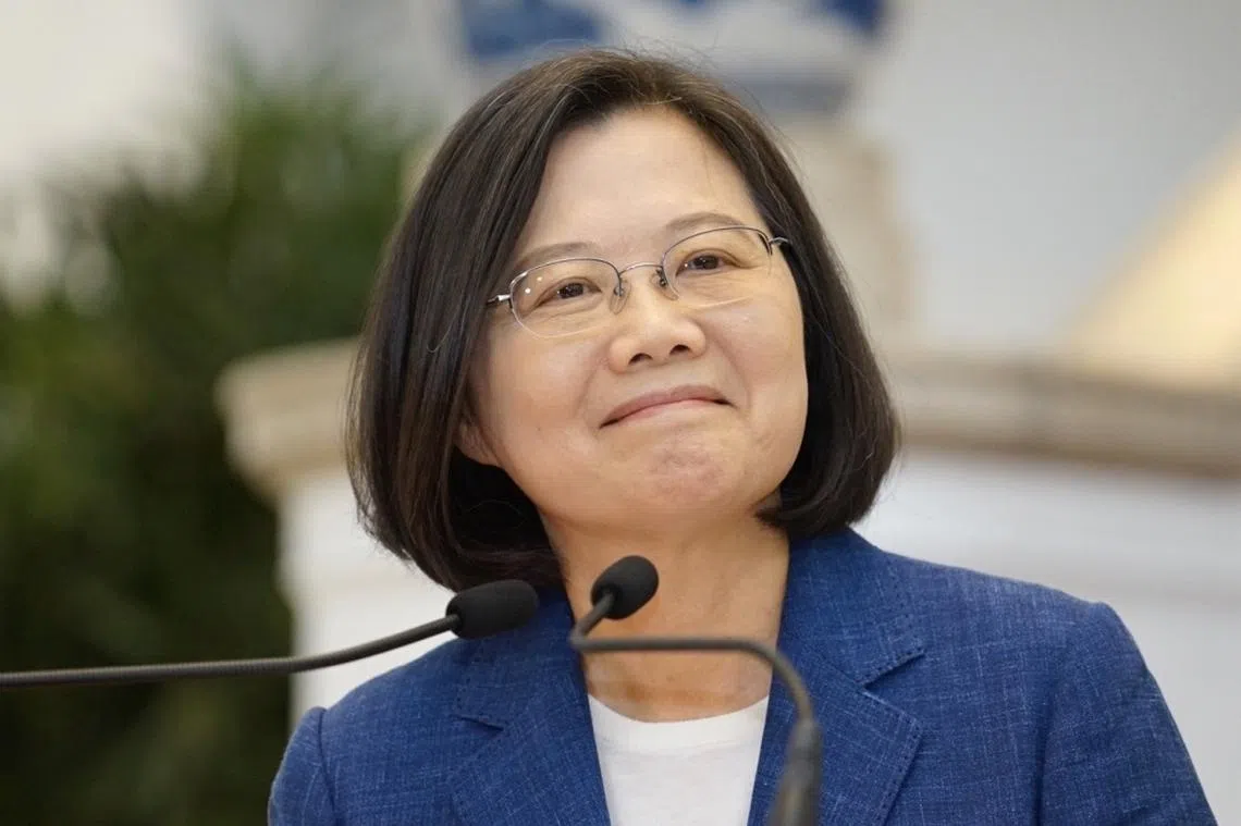 蔡英文击退赖清德，将代表民进党角逐明年总统大选。（上报）