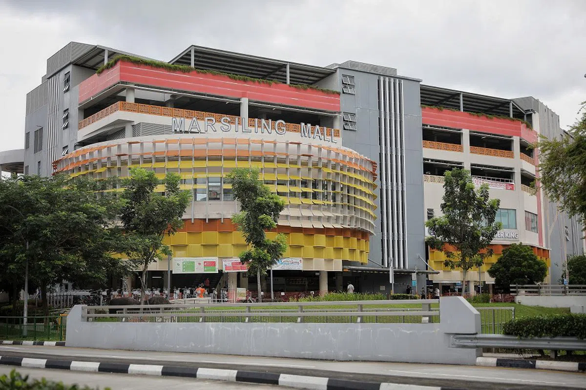 马西岭商场（Marsiling Mall）。（海峡时报）