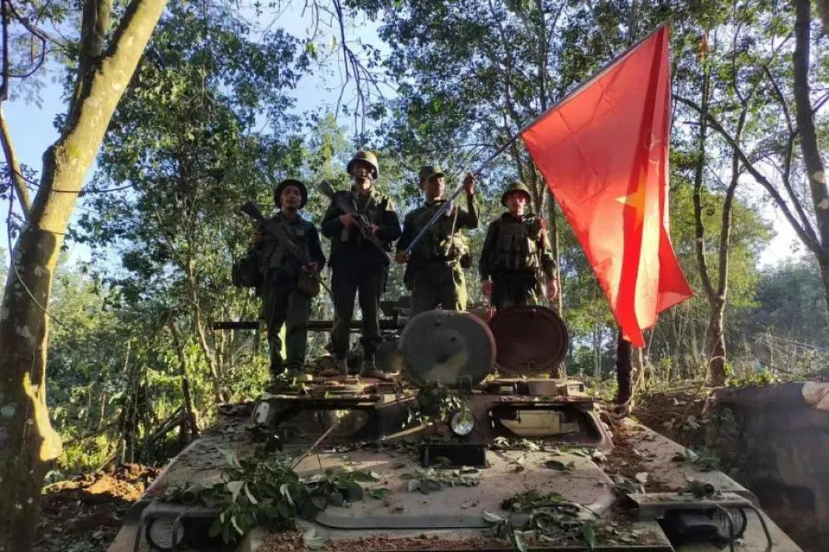 同盟军日前向政府军的据点发起进攻。（互联网）