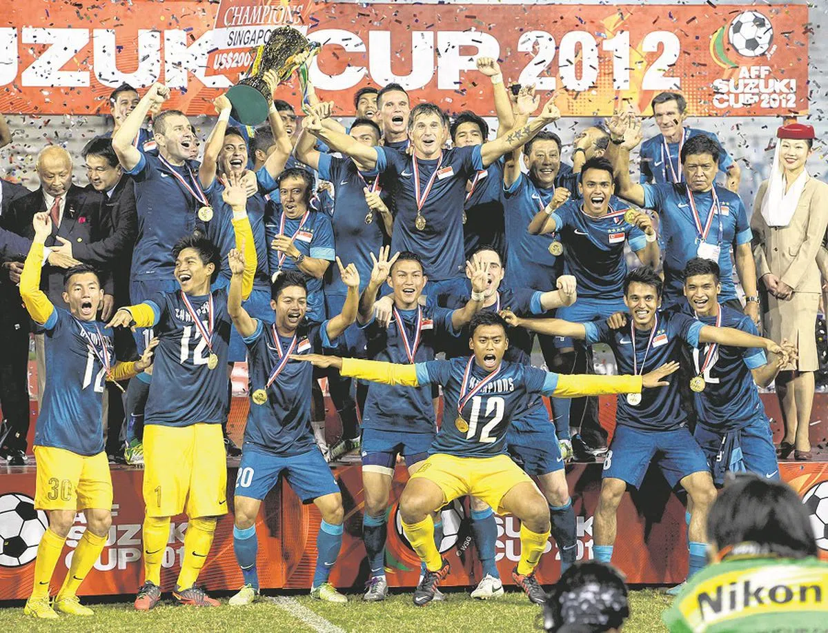 新加坡国家足球队最后一次赢得亚细安足球锦标赛（AFF Championship）是2012年的事。（海峡时报）