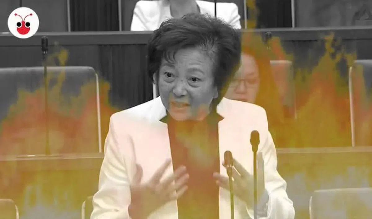  义顺集选区议员李美花。（红蚂蚁视频截图） 