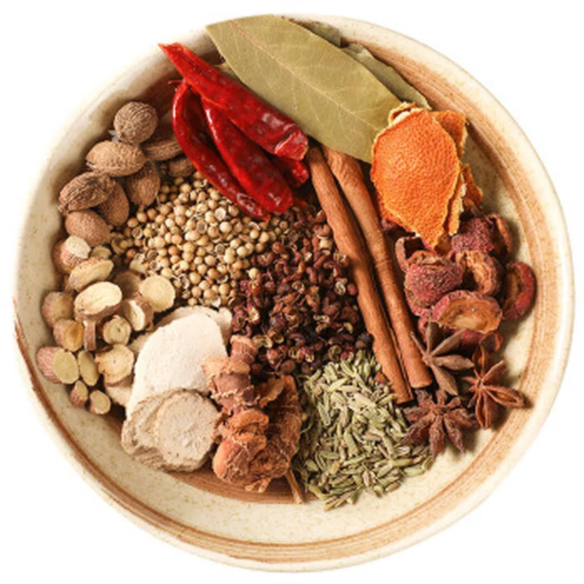  卤味佐料全凭各家发挥。（互联网） 