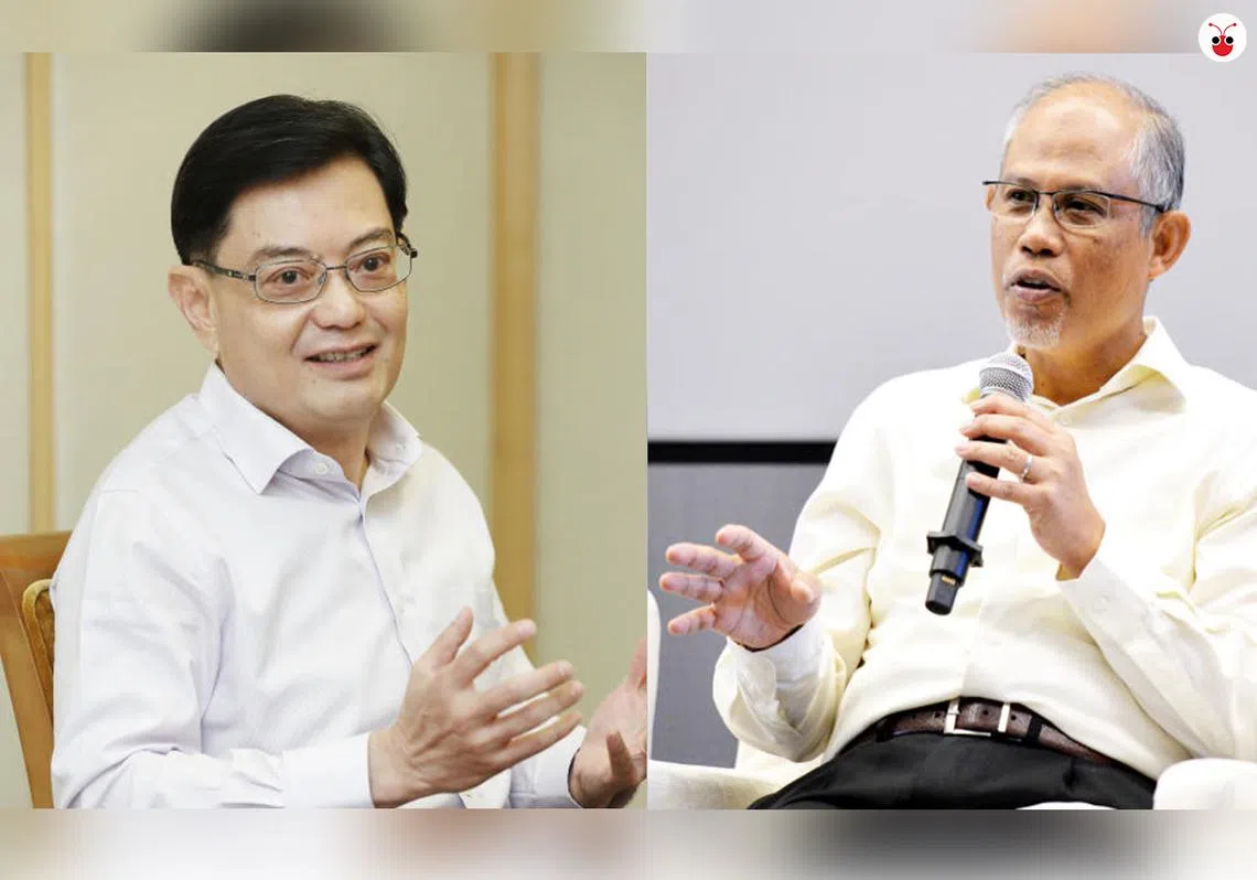 王瑞杰（左）与马善高。（郭跃男制图）