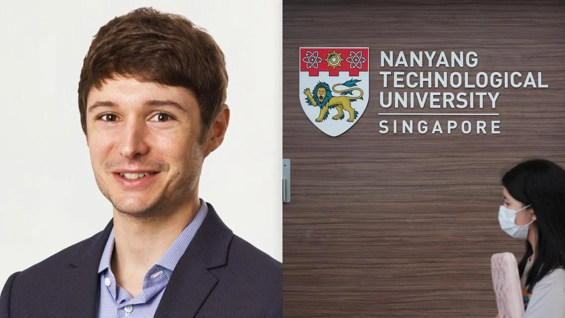 来自美国的杰姆斯目前在南大读研究生。（Texel/海峡时报）