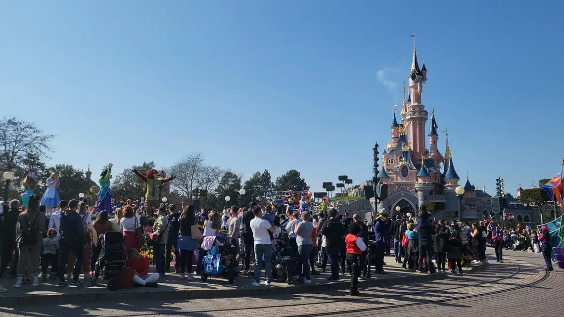 巴黎迪士尼乐园。（每日新闻）