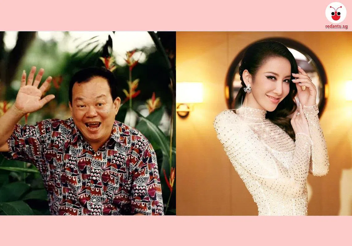 2023年有好几名艺人撒手人寰，其中包括本地甘草演员唐琥（左）和中文流行乐坛天后李玟。（红蚂蚁制图）