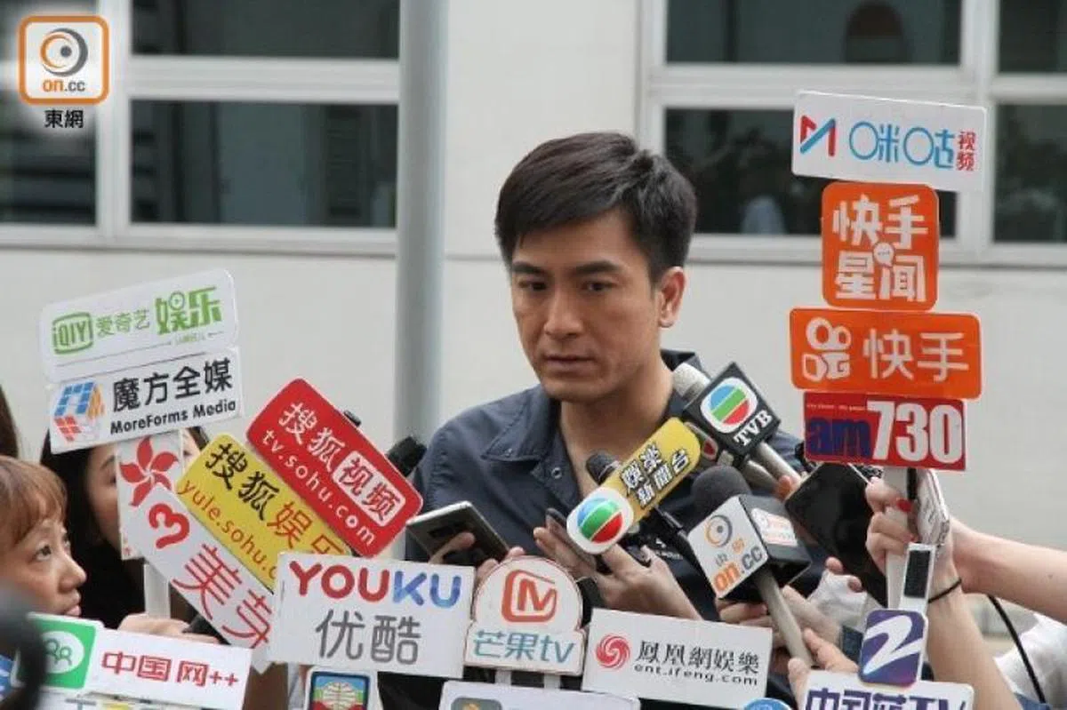  马国明昨天出面回应“安心偷情”事件（互联网） 