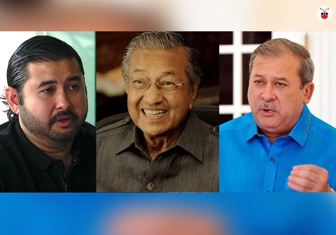 涉及新柔地铁计划的土地离奇在马国前朝时期转入柔苏丹依布拉欣名下，马哈迪和柔王储为此展开骂战（郭跃男制图）。