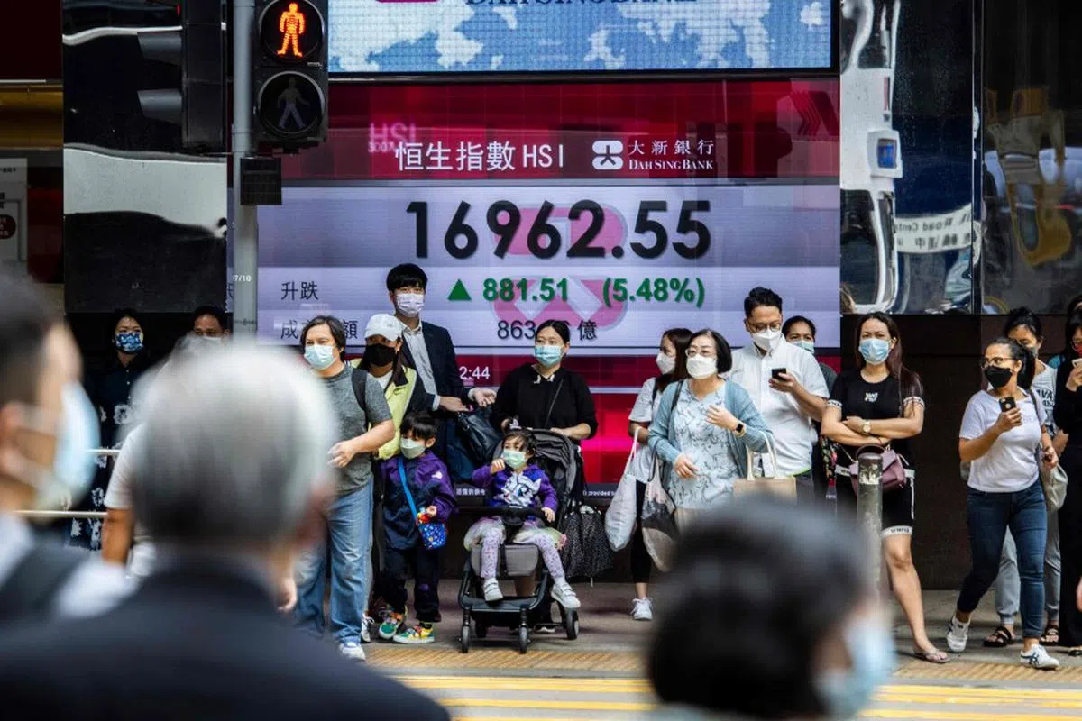 香港股市近期表现不俗。（法新社）