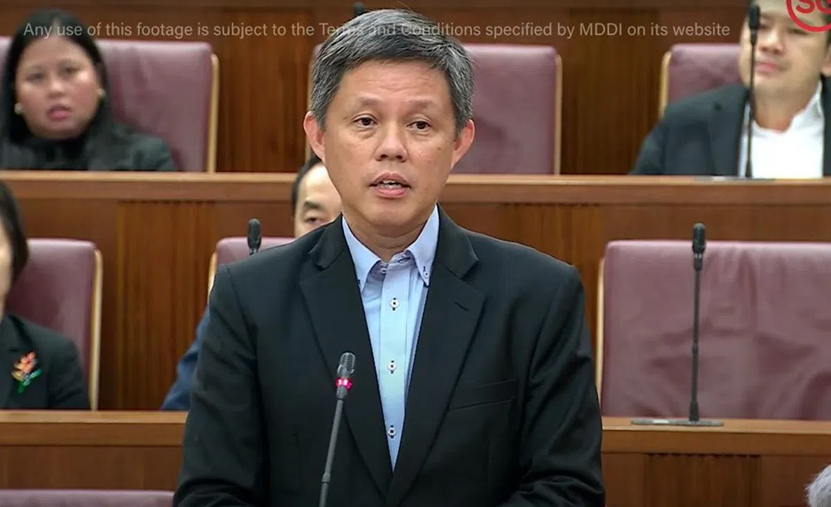 教育部长陈振声。（国会直播视频截图）