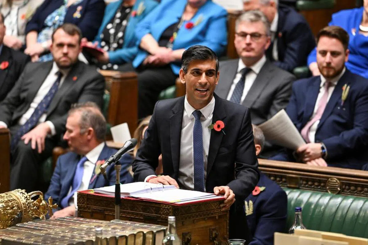 苏纳克是英国史上首位非白人首相。（路透社）