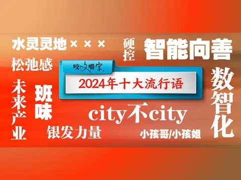 中国2024年十大流行语。（CCTV截图）