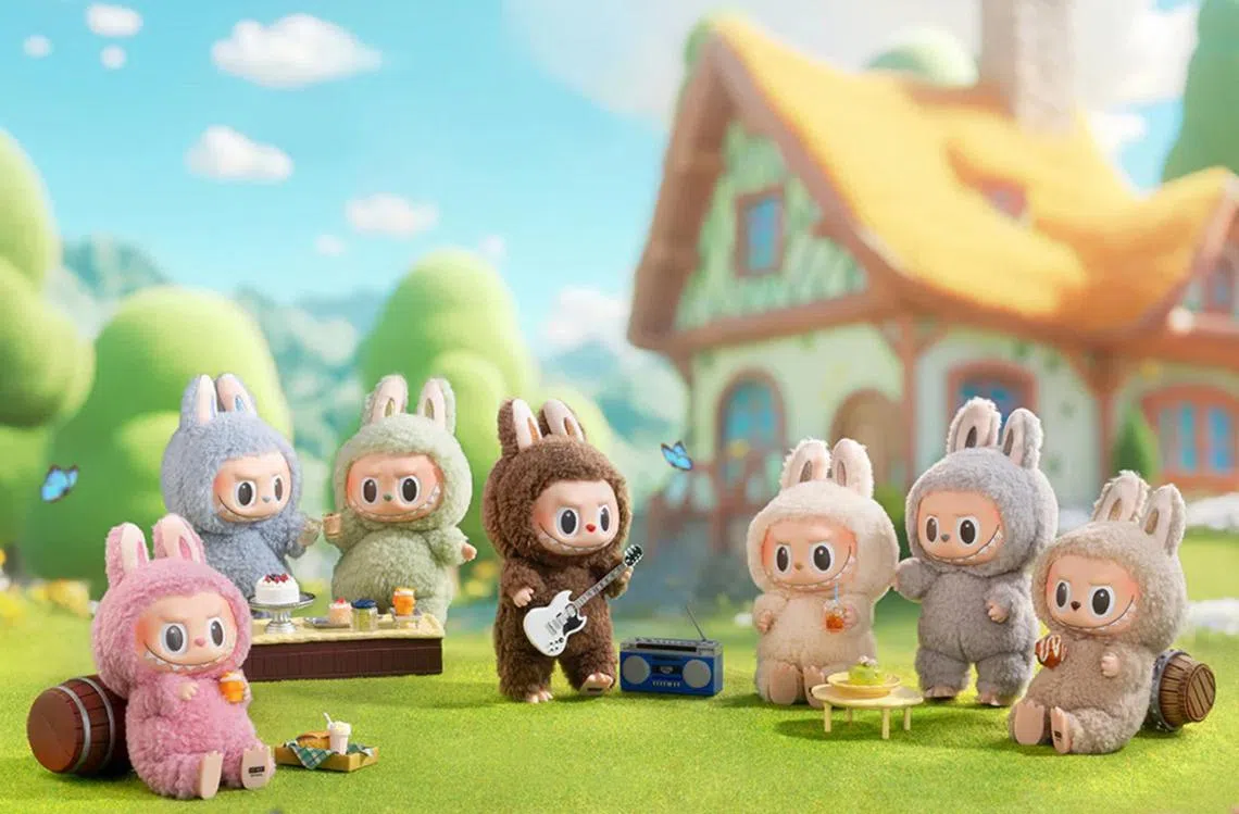 拉布布的家庭聚会？（Instagram/popmartglobal）