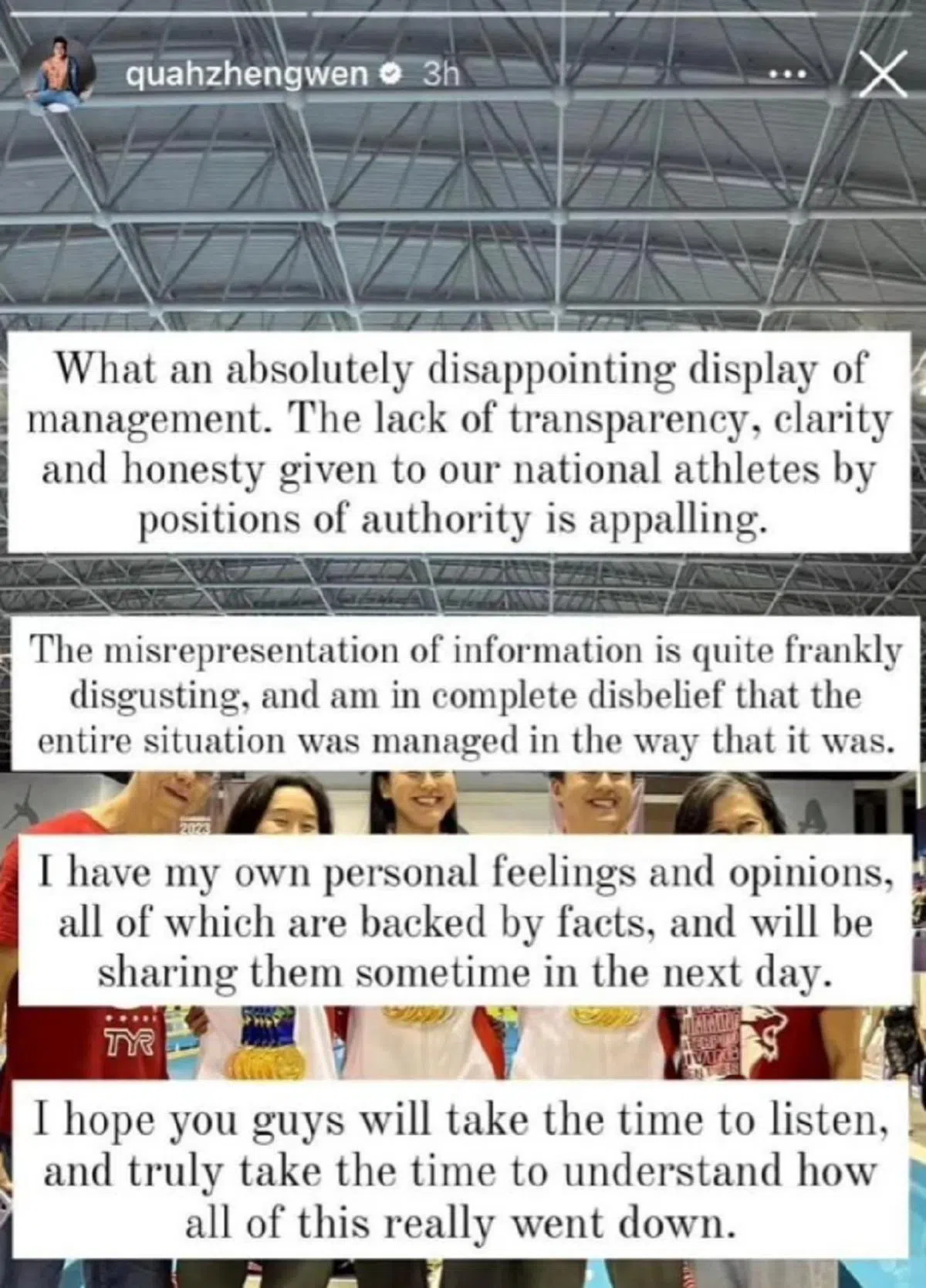 （柯正文Instagram截图）