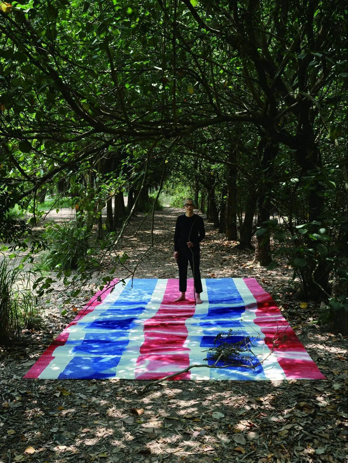 黄炳培的最新作品《香港前行》。（黄炳培）