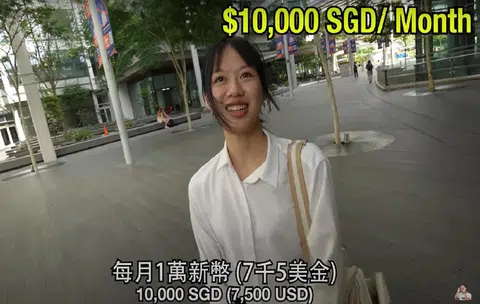 大学生期望毕业后赚取1万元的起薪，是不切实际的想法吗？（视频截图）