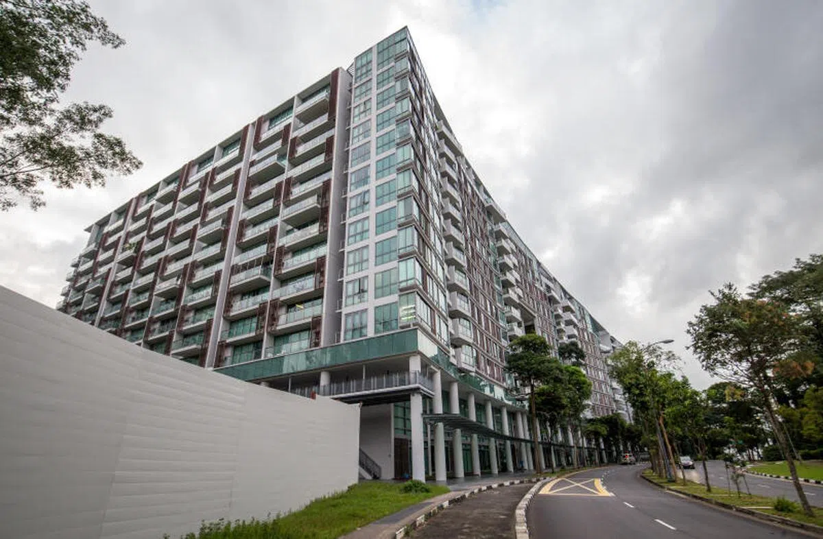  品雅居毗邻正在兴建的One-North Eden。（联合早报） 