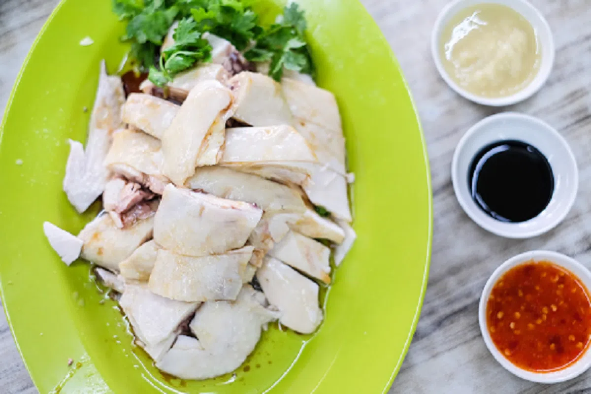  招牌菜：白斩鸡饭（4.50元） 