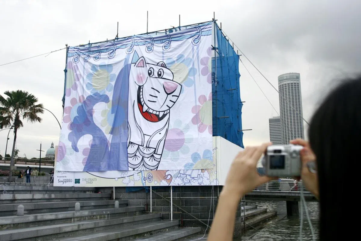 设计对白：“抱歉，我的洗澡时间到了，请等我一会儿！”（海峡时报）