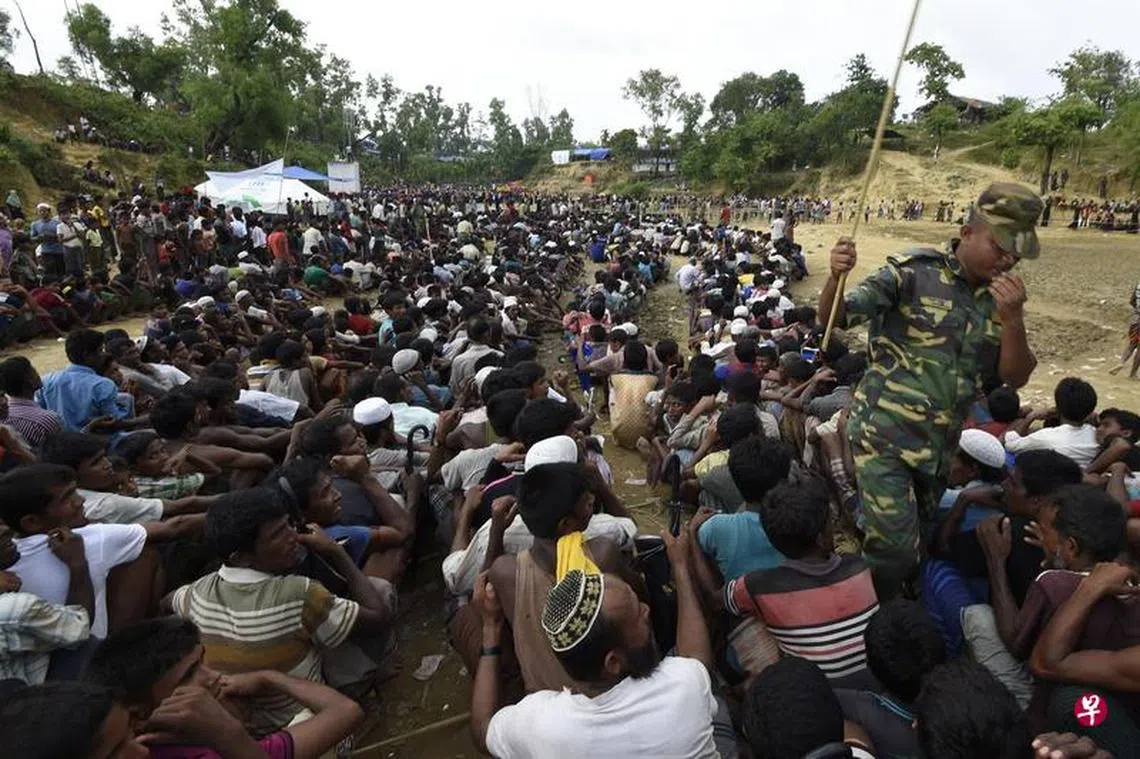 缅甸罗兴亚难民的惨况，引起国际社会关注。（联合早报） 