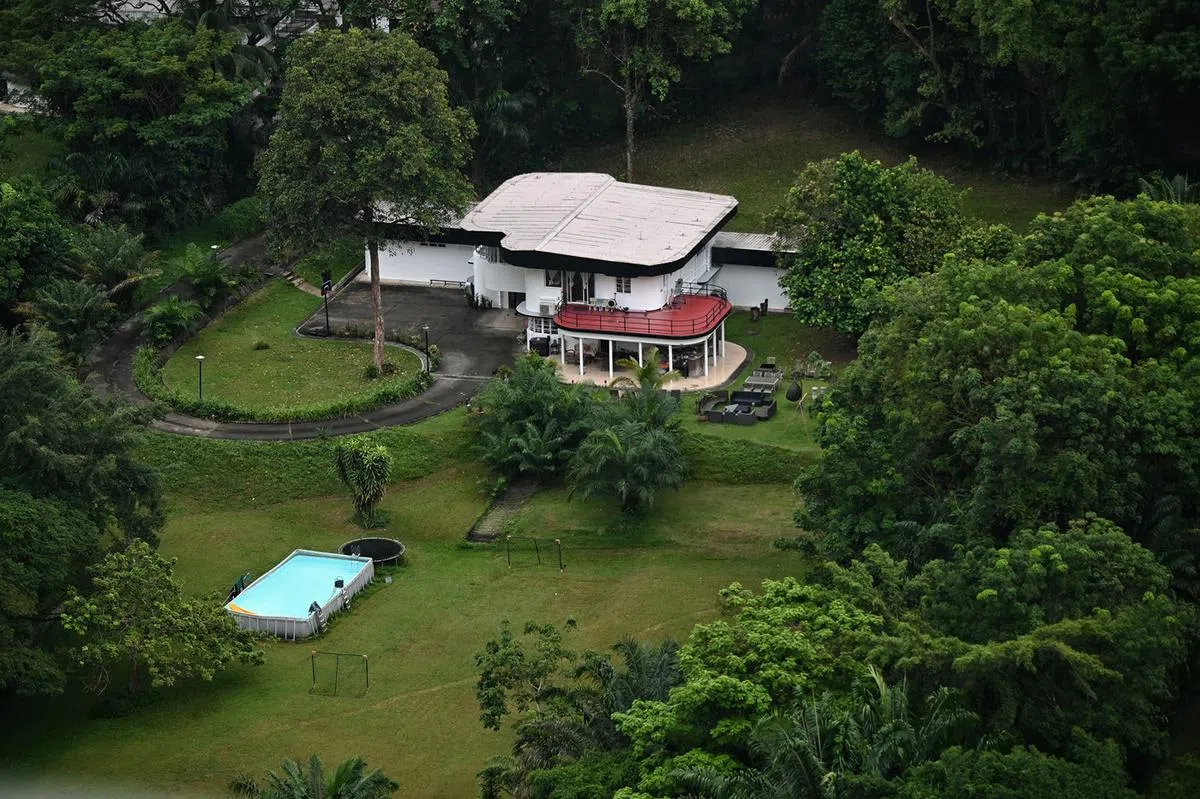 李利园的其中一栋优质洋房。（海峡时报）