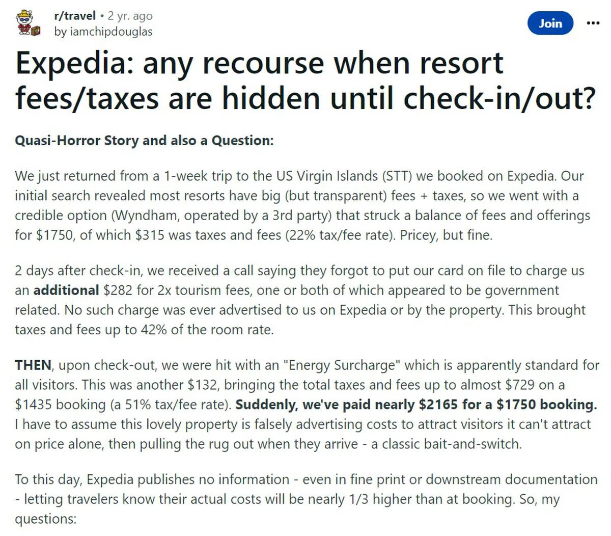 （Reddit网络论坛截图）