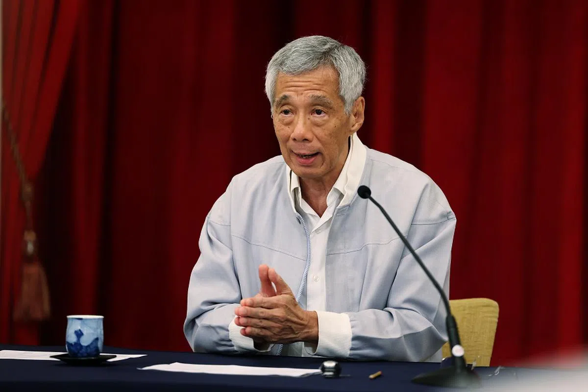 李显龙总理在7月17日的记者会上回答记者提问。（联合早报）