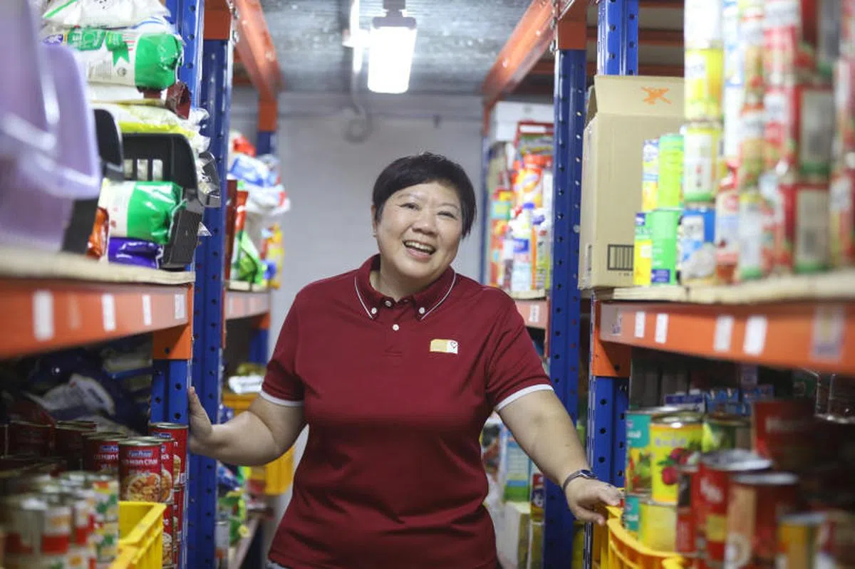  善粮社总裁沈美霞。（新报） 