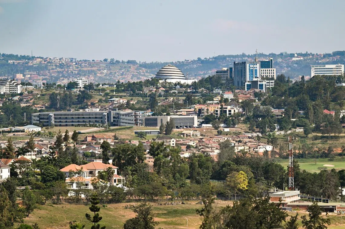 卢旺达首都基加利（Kigali）。（海峡时报）