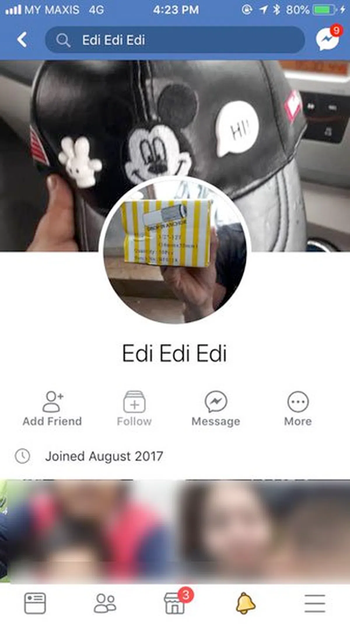  被网友留言刷屏后赶紧改名。现在已经关闭账号了（各位不用找来骂了）。 